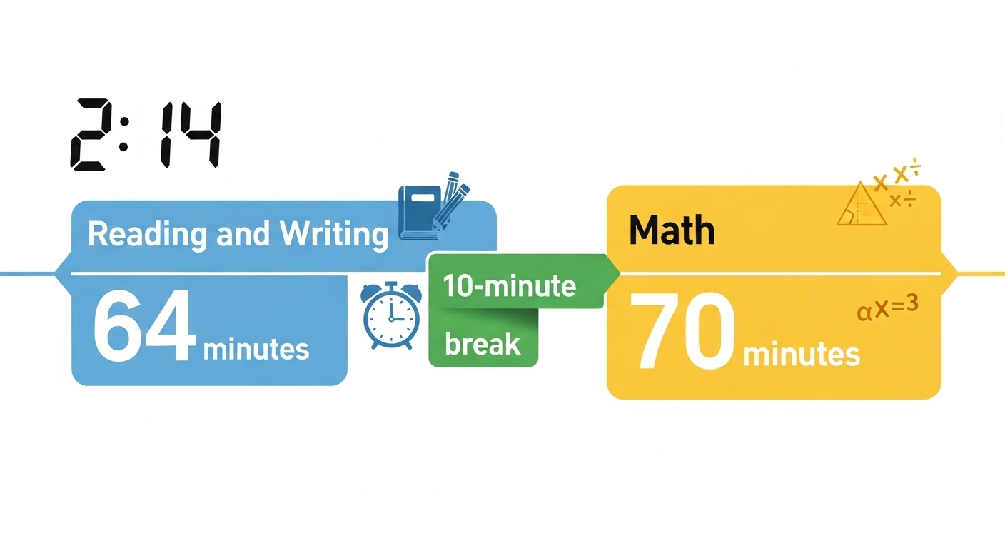How Long Is the SAT | Complete Time Breakdown 2025 | OnlineTutors